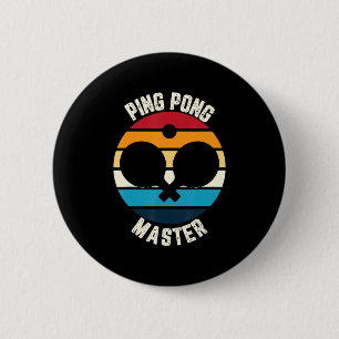 Chapa Redonda De 5 Cm Ping Pong Master Table Tennis
