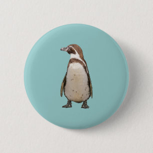 Chapa Redonda De 5 Cm Pingüino