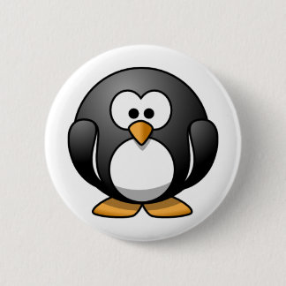 Chapa Redonda De 5 Cm Pingüino
