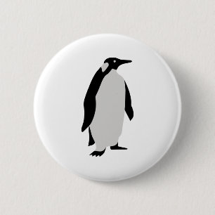 Chapa Redonda De 5 Cm Pingüino
