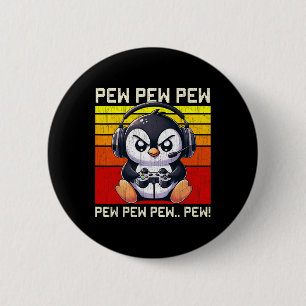 Chapa Redonda De 5 Cm Pinguino Jugador Pew Videos Divertidos Juegos Anti