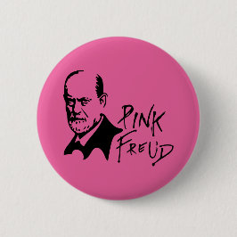 Chapa Redonda De 5 Cm PINK FREUD Psychoanalysis Sound Edition