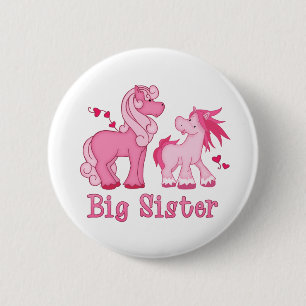 Chapa Redonda De 5 Cm Pink Ponys Gran Hermana