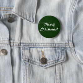 Chapa Redonda De 5 Cm Pino de Navidad Feliz Navidad Pinback de cerca