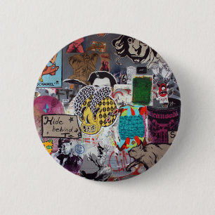Chapa Redonda De 5 Cm Pintada, Berlín, Alemania