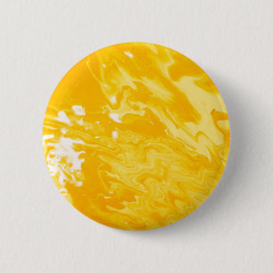 Chapa Redonda De 5 Cm Pintado abstracto amarillo Resumen Resumen de arte