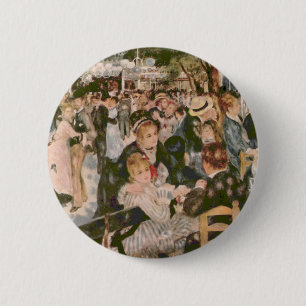 Chapa Redonda De 5 Cm Pintura de Renoir