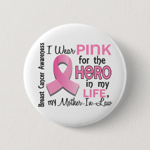 Chapa Redonda De 5 Cm Pique para el cáncer de pecho de la suegra del