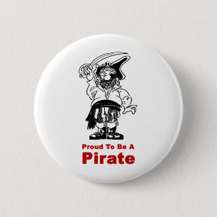 Chapa Redonda De 5 Cm Pirata