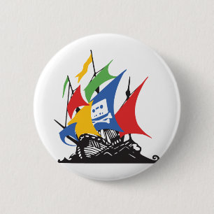 Chapa Redonda De 5 Cm Pirata Google