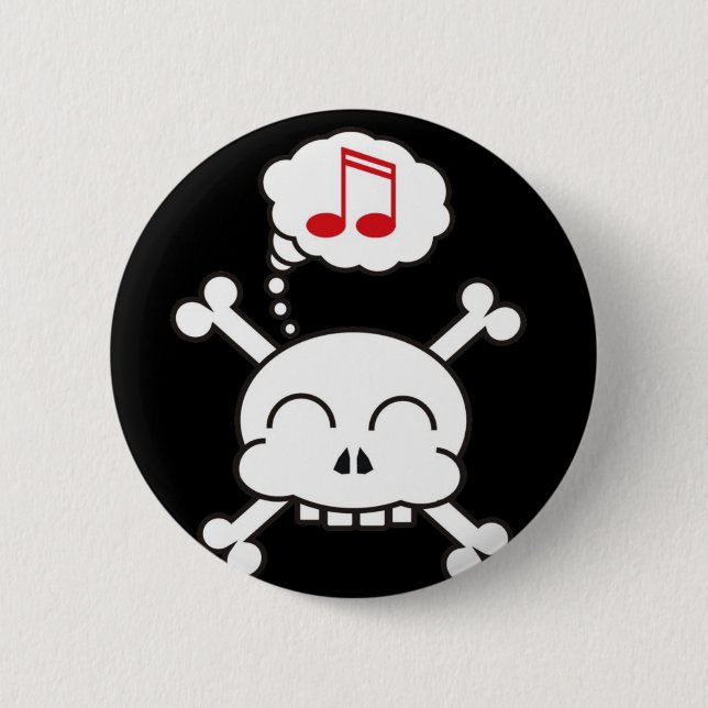 Chapa Redonda De 5 Cm piratas R felices (Anverso)