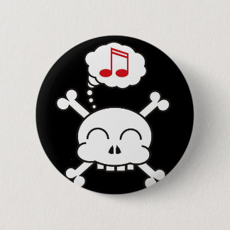 Chapa Redonda De 5 Cm piratas R felices