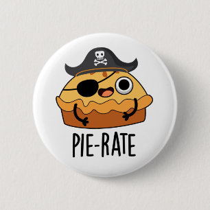 Chapa Redonda De 5 Cm Pirate Pie Pun