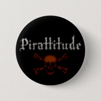 Chapa Redonda De 5 Cm Pirtitude Blood Jolly Roger