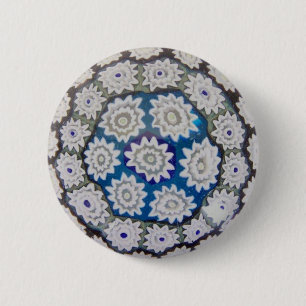 Chapa Redonda De 5 Cm Pisapapeles del vidrio de Millefiore del italiano