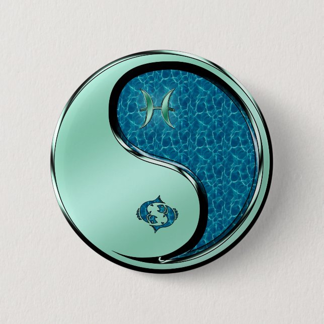 Chapa Redonda De 5 Cm Piscis (Anverso)