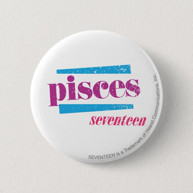 Chapa Redonda De 5 Cm Piscis púrpuras (Anverso)