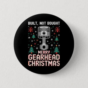 Chapa Redonda De 5 Cm Piston Funny Merry Gearhead Chris