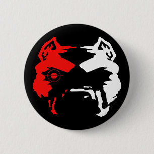Chapa Redonda De 5 Cm Pitbull
