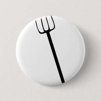 Chapa Redonda De 5 Cm pitchfork negro