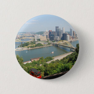 Chapa Redonda De 5 Cm Pittsburgh del Monte Washington