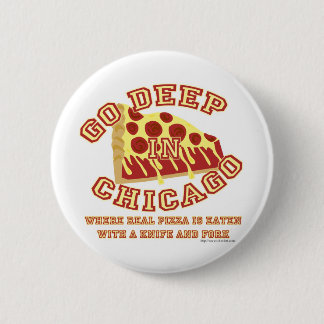Chapa Redonda De 5 Cm Pizza estilo Chicago