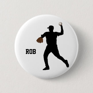 Chapa Redonda De 5 Cm placa de jugador de béisbol
