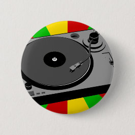 Chapa Redonda De 5 Cm Placa giratoria de Rasta