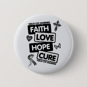 Chapa Redonda De 5 Cm Placas de licencia...Tarlov Cyst