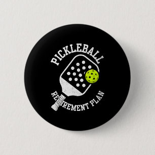 Chapa Redonda De 5 Cm plan de jubilación de pickleball
