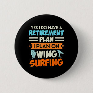 Chapa Redonda De 5 Cm Plan de jubilación Wing Surfing Wing Foil Wing Foi