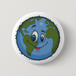 Chapa Redonda De 5 Cm planet_earth