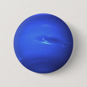 Chapa Redonda De 5 Cm Planet Neptune