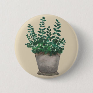 Chapa Redonda De 5 Cm Planta en pote