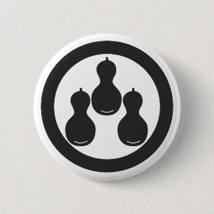 Chapa Redonda De 5 Cm Plantas [de protección familiar]