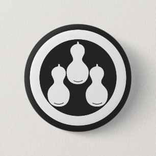 Chapa Redonda De 5 Cm Plantas [de protección familiar]