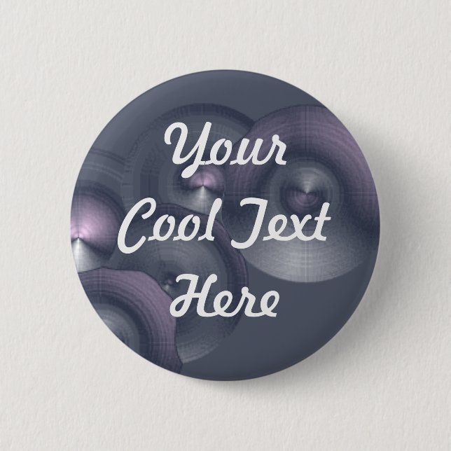 Chapa Redonda De 5 Cm Plantilla "Cimbalismo II" (Anverso)