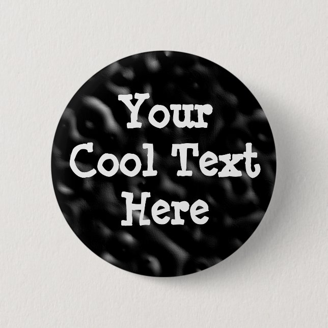 Chapa Redonda De 5 Cm Plantilla de "ondas oscuras" (Anverso)