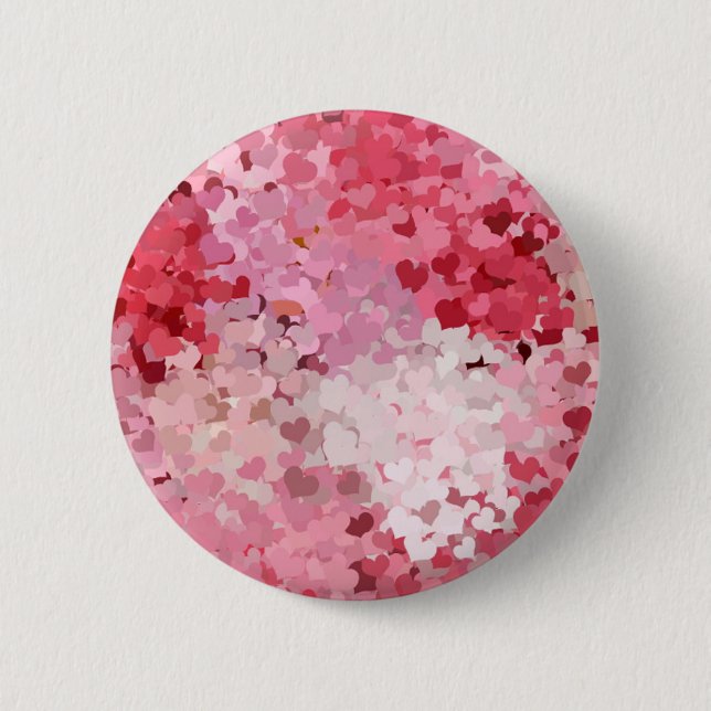 Chapa Redonda De 5 Cm Plantilla en blanco personalizado Resumen Pink Red (Anverso)