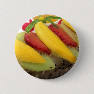 Chapa Redonda De 5 Cm Plato De Comida De Arroz Con Mango Sushi Cocina