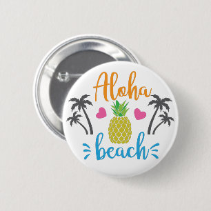 Chapa Redonda De 5 Cm Playa Aloha