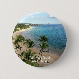 Chapa Redonda De 5 Cm Playa de Keawakapu - Pin de Maui, Hawaii el |