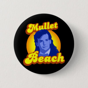 Chapa Redonda De 5 Cm Playa Mullet
