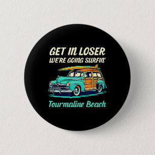 Chapa Redonda De 5 Cm Playa Tourmaline Surf California Mujeres Hombres V