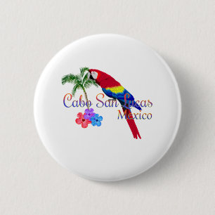 Chapa Redonda De 5 Cm Playa tropical Cabo San Lucas