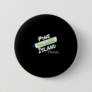 Chapa Redonda De 5 Cm Playas de Pine Island Fl Florida Vacaciones Souven