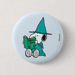 Chapa Redonda De 5 Cm Pociones mágicas de Snoopy de Peanuts Halloween
