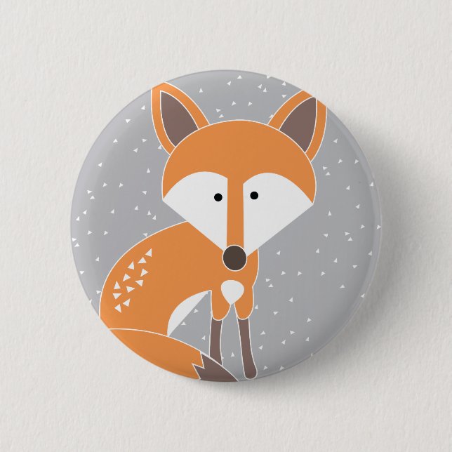 Chapa Redonda De 5 Cm Poco Fox (Anverso)