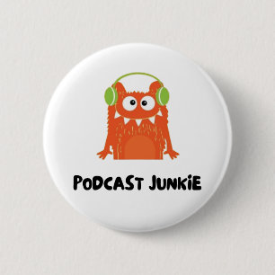 Chapa Redonda De 5 Cm Podcast junkie