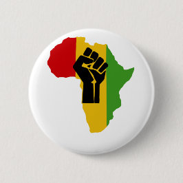 Chapa Redonda De 5 Cm Poder de África - reggae